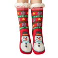 thumbnail image 2 of Noarlalf Socks for Women, Women's Winter Warm Cozy Fuzzy Fleece Slipper Socks Christmas Gift Fuzzy Socks Christmas Socks Red One Size, 2 of 4