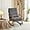 Dark Gray, variant on Nursery Rocking Chair Removable Glider Rocker High Backrest Rocking Armchair Mid-Century Accent Chair with Lumber Pillow for Bedroom, Living Room, Nursery, Beige