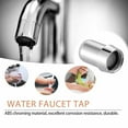 thumbnail image 2 of 3 Color LED Light Change Faucet Shower Water Tap Temperature Sensor Water Faucet Glow Shower Left Screw with Converter, 2 of 5