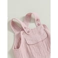 thumbnail image 5 of GXFC Infant Baby Girl Boy Suspender One Piece Jumpsuit Newborn Sleeveless Rompers Shorts Overalls Toddler Casual Bodysuit Clothes 0-24M, 5 of 8