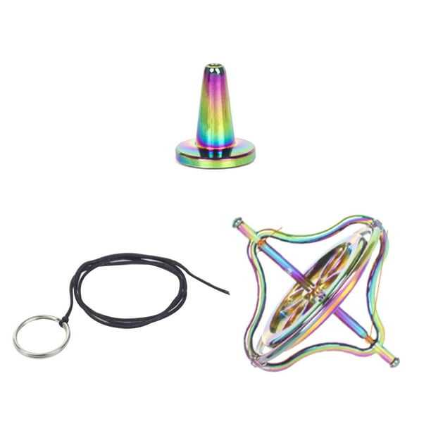 Deslumbrante creativo educativo Metal giroscopio equilibrio giroscopio juguete para Sunnimix Top giroscopio