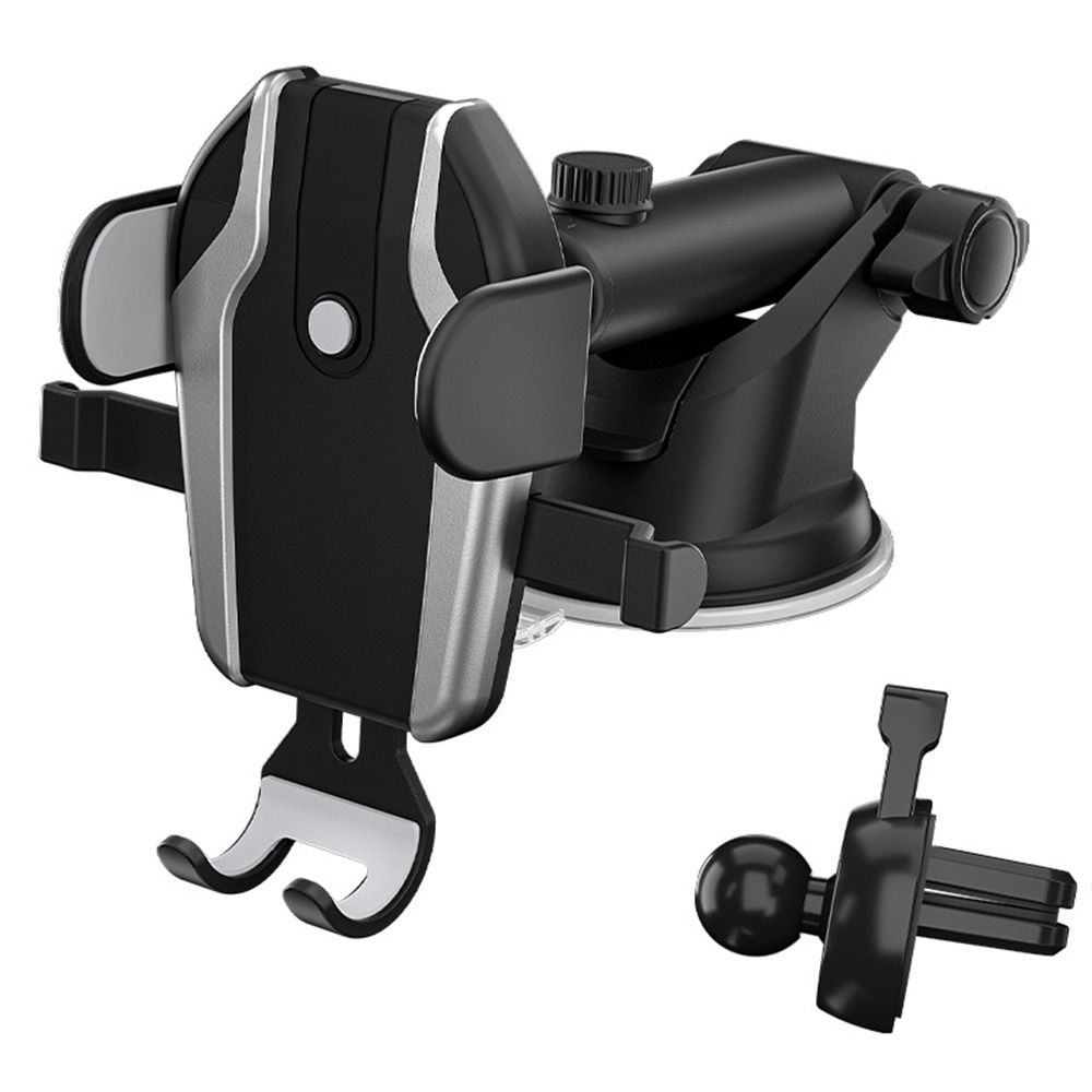 Useful Car Bracket GPS Holder Accessories Universal Mount Vehicle Mounts Car Phone Holder. Air Vent Mount Suction cup bracket GREY - image 1 of 8