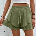 thumbnail image 4 of Afdoent Shorts For Women Summer Shorts Elastic Waist Shorts Casual Wide Legs Shorts With Pockets 2026 Beach Vacation Shorts, 4 of 9