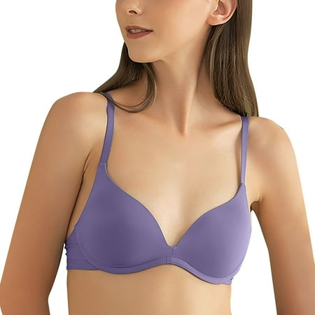Most Comfortable Bras for Women Wire Free Bra for Women No Show Bra Tshirt Bras Postpartum Bra Brasieres Para Mujer Seamless Wireless Bras for Women Unlined Bras for Women T Shirt Bra