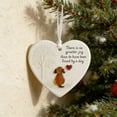 thumbnail image 4 of Adorno de corazón de cristal marino | Colgante artesanal de amistad | Decoración navideña para el árbol de Navidad para hermana o amiga | Decoración navideña para el hogar inspirada en la playa, 4 of 6