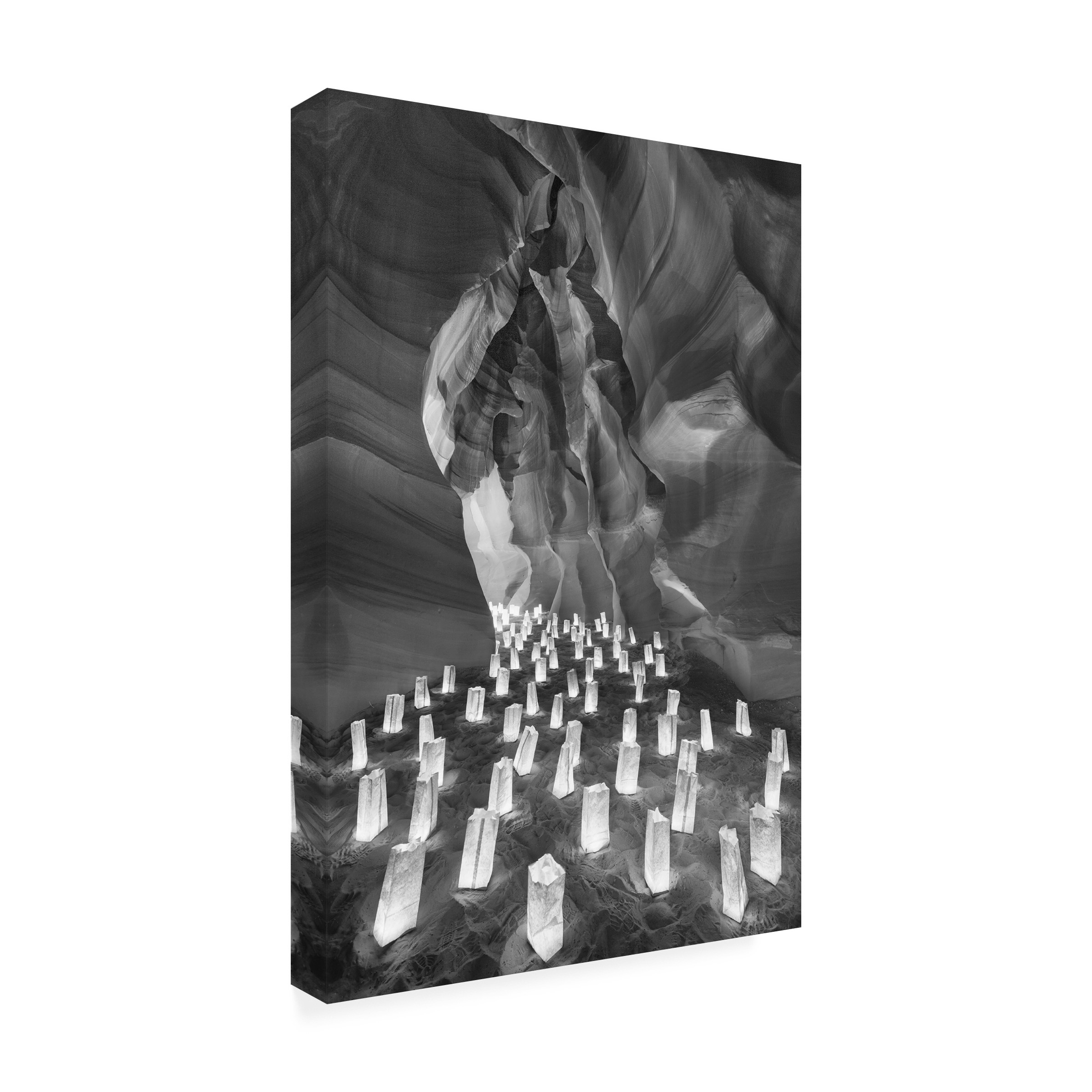 Trademark Fine Art "Candle Canyon II" Canvas Art by Moises Levy