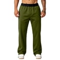 thumbnail image 6 of Men's Lightweight Quick Dry Hiking Running Pants Outdoor Sports Breathable Zipper Pockets Athletic Workout Pants Army Green L, 6 of 7