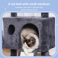 thumbnail image 5 of Cat Tree Tower, Scratching Posts with Removable Toys, Cozy Condo, Platform, Hammock, Sisal Scratch Board and Ball for Indoor Kittens, 5 of 16