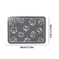 thumbnail image 3 of Hearth & Gear Cat Pet Feeding Mat Absorbent Diatomaceous Earth Carpet For Home With Stylish Cat Head Design Copper Throw Soft Shag Area Rug 8by10 Area Rugs Fall Blankets And Throws Bedroom Fuzzy Rugs, 3 of 6