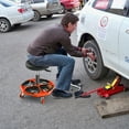 thumbnail image 2 of Costway Tabouret Roulant Robuste à Hauteur Réglable avec Plateau à Outils, Rangement, Capacité de 330 Lb, 2 of 9