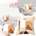 thumbnail image 2 of adviicd Pillowcase Modern Pillowcase Decorative Outdoor Linen Square Pillowcase For Sofa Sofa Beds And Cars 18x18 Inches (45 X 45 Cm), 2 of 5