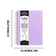 thumbnail image 4 of Hot6sl A5 Ring Binder Notepad Loose Leaf Agenda Notebook Hard Coil Notebook, 4 of 6