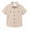 R191-Beige, variant on RMGVDSD Boys Button Down Shirts Short Sleeve Button Up Shirt With Pocket For Kids Solid Color Casual Shirts Lightweight Everyday Wear 5-6 Years