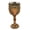 Nefertiti, variant on Ebros Ancient Egyptian Wine Goblet in Golden Hieroglyphic Design with Gods of Egypt Face 6oz 7" Tall (Nefertiti)