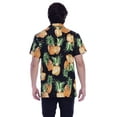 thumbnail image 2 of Varnit Crafts Hawaiian Shirt for Men Aloha Cut Pineapple Black XL, 2 of 6