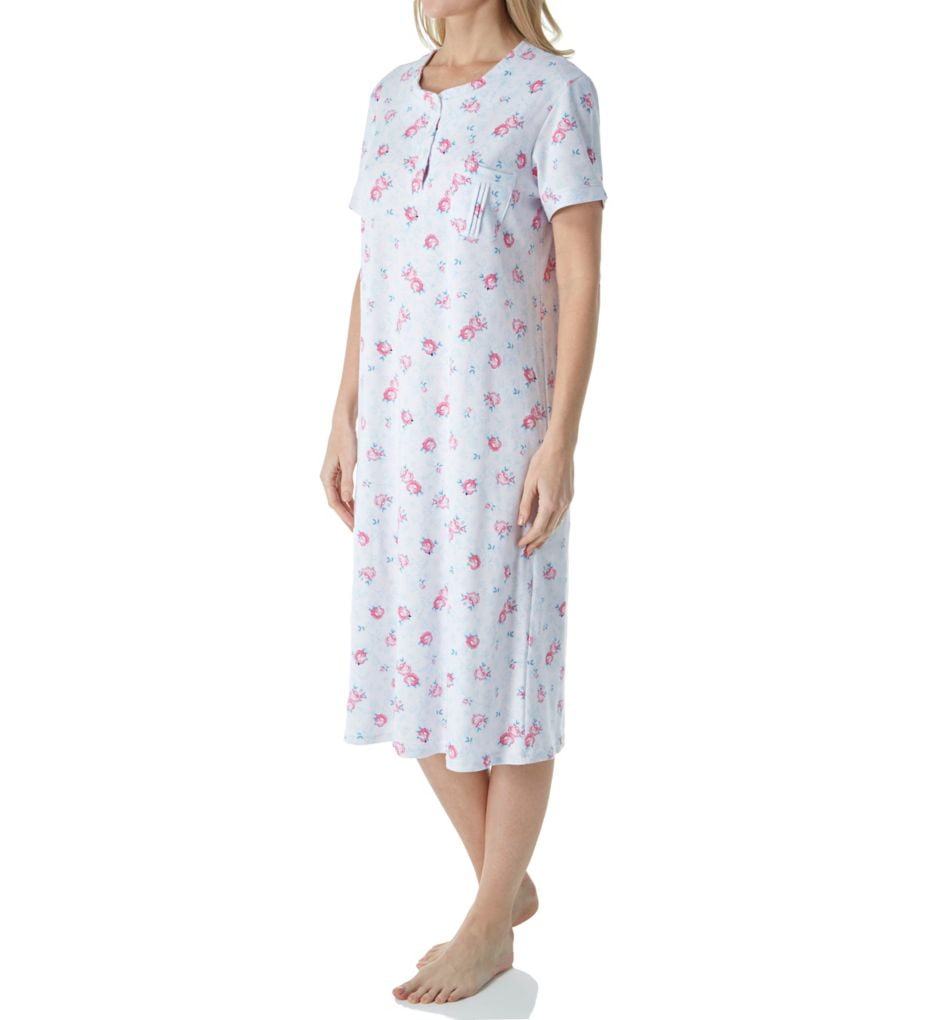 long sleeve floral nightgown