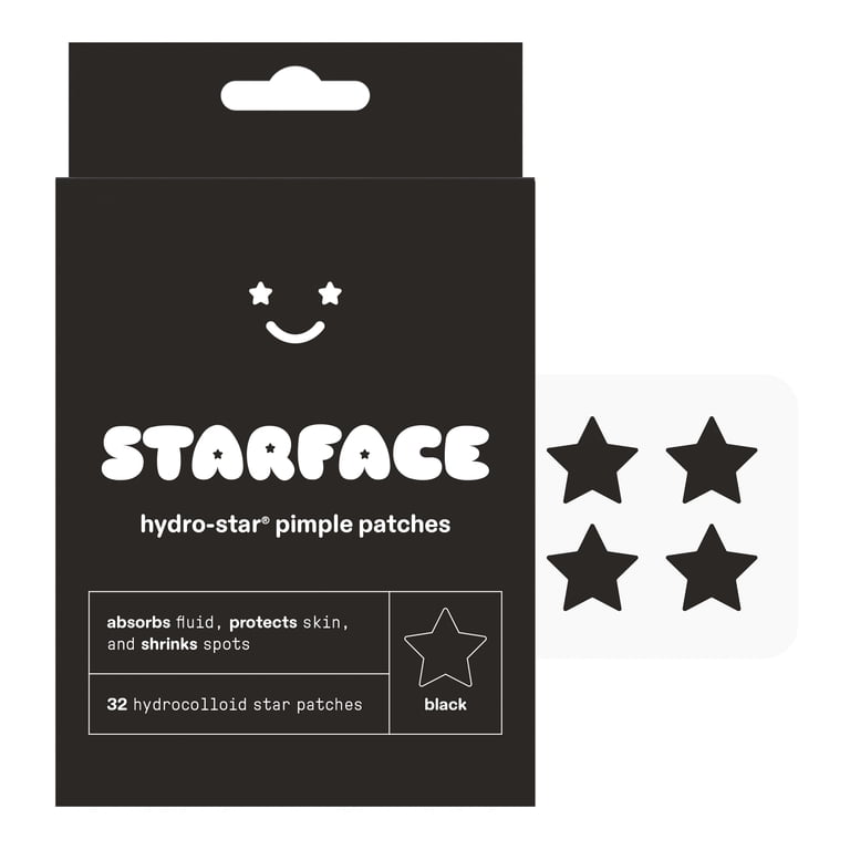 Starface Hydro-Star Black Pimple Patches, 32 Count photo 1
