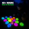 thumbnail image 3 of Huevos de Pascua GiftExpress que brillan en la oscuridad con miniluces, 50 unidades, 3 of 6