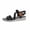 Black# 02, variant on Womens Flat Sandals Open Toe Ankle Strap Womens Sandal Summer Beach Travel