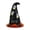 B, variant on B Glowing Halloween Ceramic Pumpkin Night Light Witch Hat Hollow Out Candle Statue Tabletop Decor For Fall Holiday