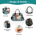 thumbnail image 3 of Large Insulated Lunch Bag With Adjustable Strap 9L/12L Capacity For Work Picnic Travel Hugging A Big Hen, 3 of 6