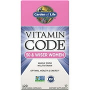 Garden of Life Vitamin Code 50 & Wiser Women 120 Veg Caps