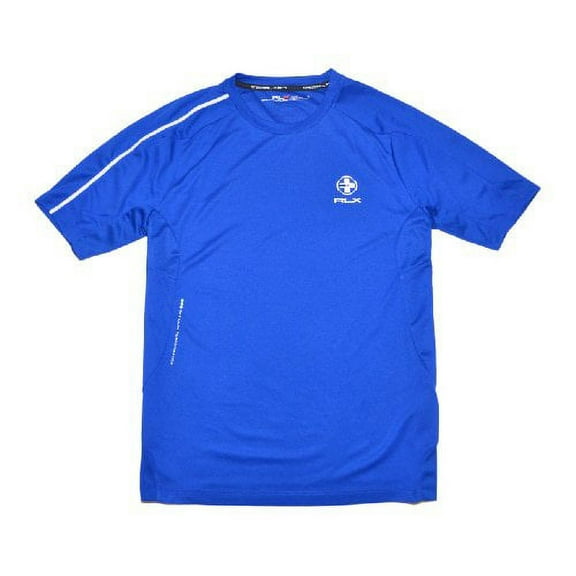 RLX Ralph Lauren Men Athletic RLX Logo T-shirt (S, Royal blue)