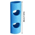 3Pack Universal Swimming Noodle Connectors with EPE Foam, Features 2 Cross Holes for Pool