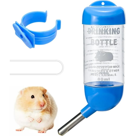 Small Animals Water Bottle, Bunny Water Bottle, Hamster Water Bottle, Guinea Pig Water Bottle, Suitable for Rabbits Chinchilla Hamsters Guinea Pigs Gerbils Groundhog Squirrels