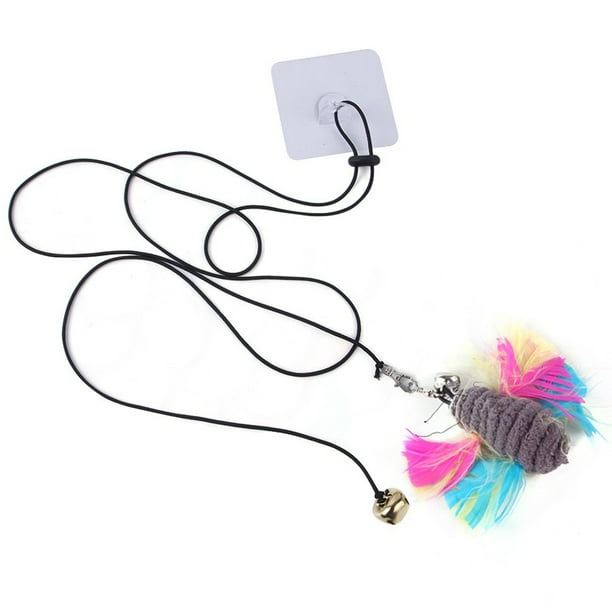 Juguete colgante para mascotas Greeniant Juguetes para gatos tipo 24 Metal ABS ajustable