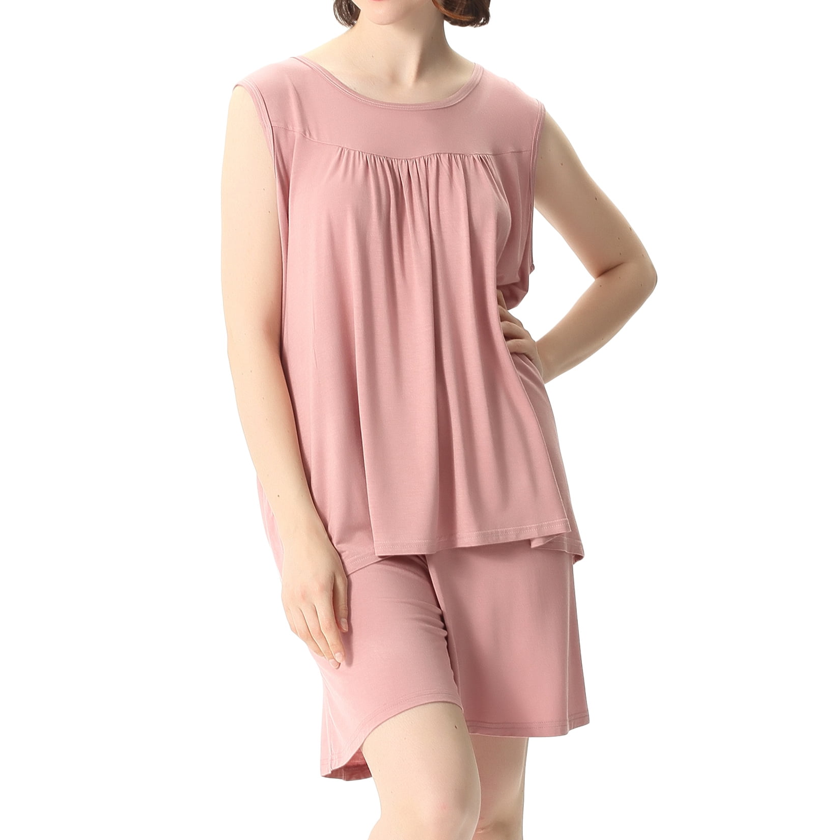 Lu's Chic Women's Plus Size Pajama Set Cotton 2 Piece Pj Sleepwear