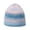 Blue, variant on Women Men Knit Gradient Hat Ribbed Solid Color Warm Strenchy Soft Caps for Running Cycling