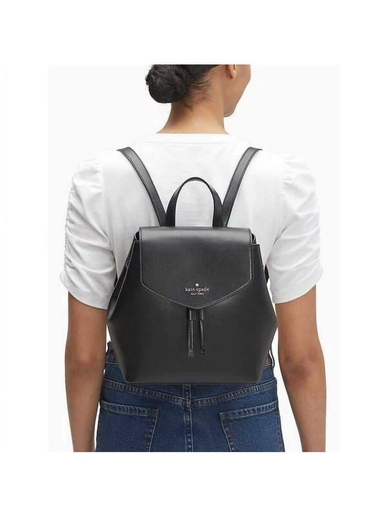 Kate Spade LIZZIE Black Leather Backpack Leather backpack Kate Spade Black in Leather - 38855420 main image 4