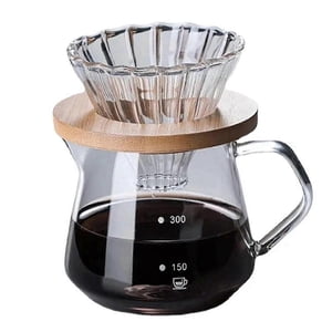 Ensemble de cafetière, Carafe en verre,300Ml