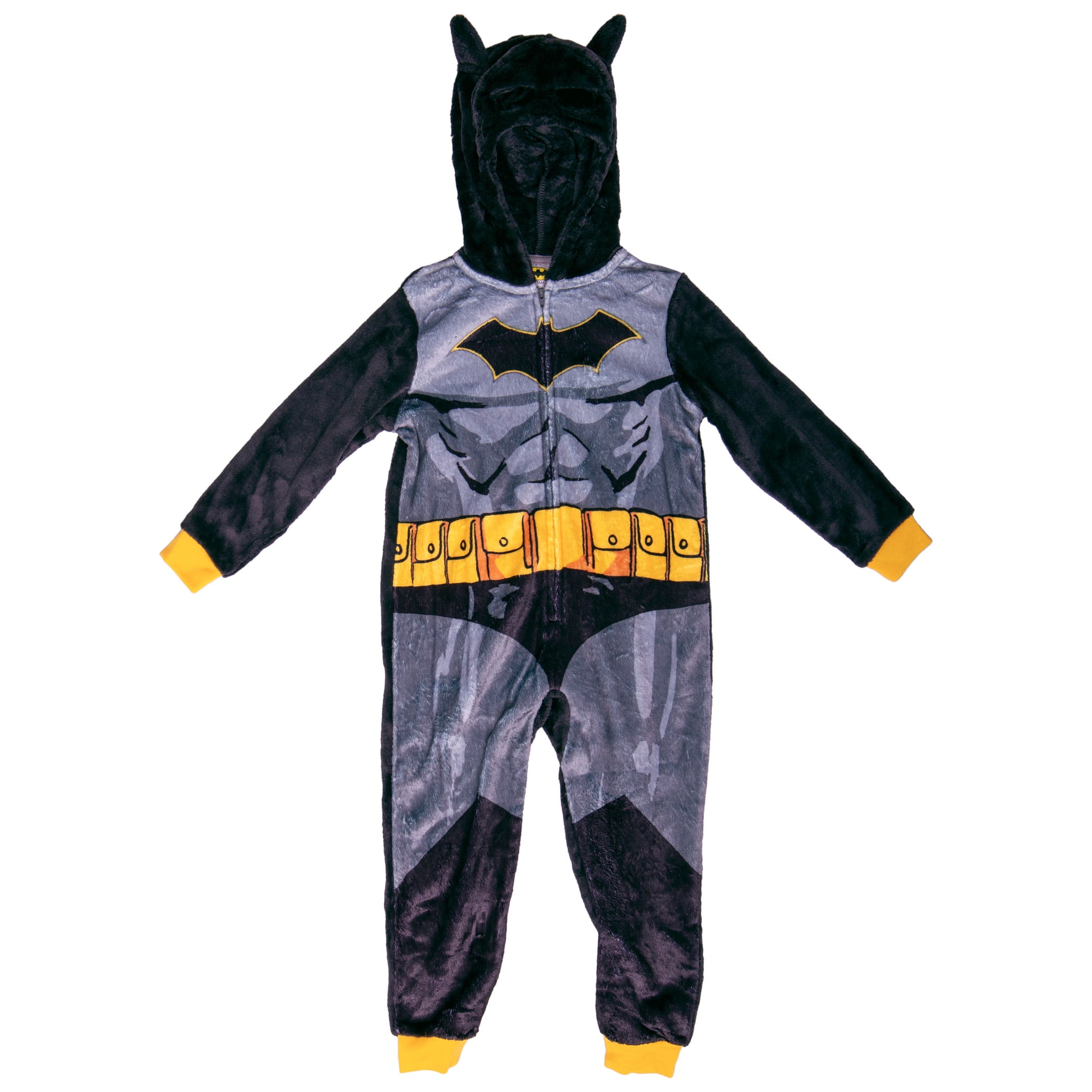 Batman Batman Boys Hooded Character Pajama Blanket Sleeper Sizes 47