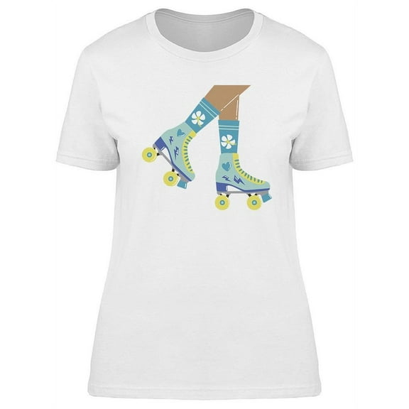 Fun With Roller Skates T-Shirt Women -Image by Shutterstock, Female x-Large