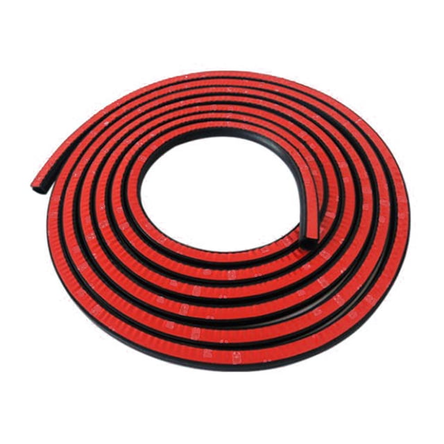 vonky Small D-Shape Sealing Strip Dustproof Soundproof Weathertrip Weatherstrip for Car Trunk Hood Closing Door Mute Bar