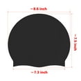 thumbnail image 7 of Tisoloow Kids Swim Caps for Boys Girls Waterproof Bathing Caps Durable Non-Slip Swimming Pool Cap Elastic Swimming Cap Black&White&Grey&Dark Blue One Size, 7 of 7