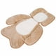 thumbnail image 3 of Almohada de apoyo para el cuello y la cabeza del bebé, cómoda almohada antivuelco para asiento de coche, cojín marrón, 3 of 14