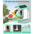 thumbnail image 4 of Bird Feeder with Camera, 4K HD AI Identify Bird Species, Smart Solar-Powered Bird Feeder, Auto Capture Bird& Motion Detection for Watching, Camera Bird Feeders Present for Bird Lovers, 4 of 7
