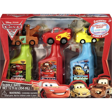 Disney Pixar Cars 2 Scented Bubble Bath Gift Set
