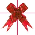 thumbnail image 3 of Uxcell 4" Gift Wrap Bows Christmas Pull Bow Baskets Present Wrapping Ribbon Bows Red 20 Pack, 3 of 6