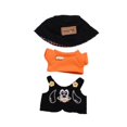 thumbnail image 2 of Vaveren Doll Clothes for 15-17cm Doll,Cartoon,T Shirt Overalls with Hat,Costumes,Dress up Stuffed Animals Clothes Doll Clothing Black, 2 of 8