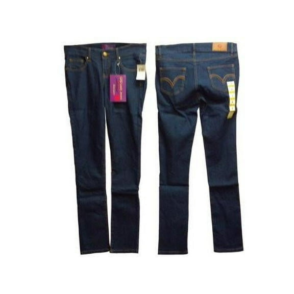 Ladies Sizes 1/3/5/7/9/11/13/15, Denim Low Rise, 5 Pockets, Jeans. Skinny Leg Cut. * 1 Unit Pack *