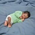 thumbnail image 4 of Dayoff kids 18 Inch Sleeping Reborn Baby Doll, African American,Vinyl Material For Kids Age 3+(No Accessories), 4 of 5
