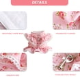 thumbnail image 3 of Paquete de 2 arnés para perro con correa, traje de flores para mascotas, ropa de primavera y verano, lindo juego de correa para arnés para cachorro, disfraz de princesa de encaje para caminar al aire, 3 of 5