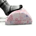 thumbnail image 5 of Floral Foot Rest, Pink Shades of Abstract Roses and Petals Theme Blending with Each Other Composition, Non-Slip Backing Ergonomic Memory Foam Leg Support for Office, Multicolor, by Ambesonne, 5 of 5