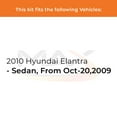 thumbnail image 2 of Max Advanced Brakes - Brake Kit for 2010 Hyundai Elantra Sedan, From Oct-20,2009 Rear Replacement Cross Drilled Disc Brake Rotors and Ceramic Brake Pads, 2 of 9