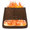 Dark, variant on 2-in-1 Himalayan Salt Lamp & Ultrasonic Oil Diffuser Black Wooden Grain