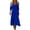 Blue, variant on QIYAGBSA Womens Dresses V Neck Long Sleeve Relaxed Fit Maxi Length Casual Western Vacation Style (Beige S)